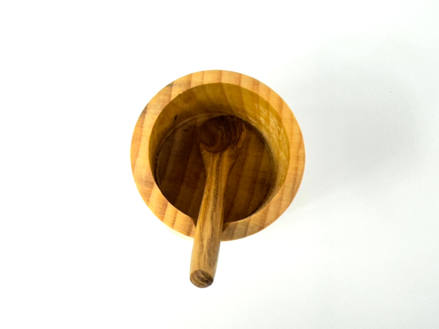 Salt Cellar & Spoon Gift Set Monkeypuzzle & Oak