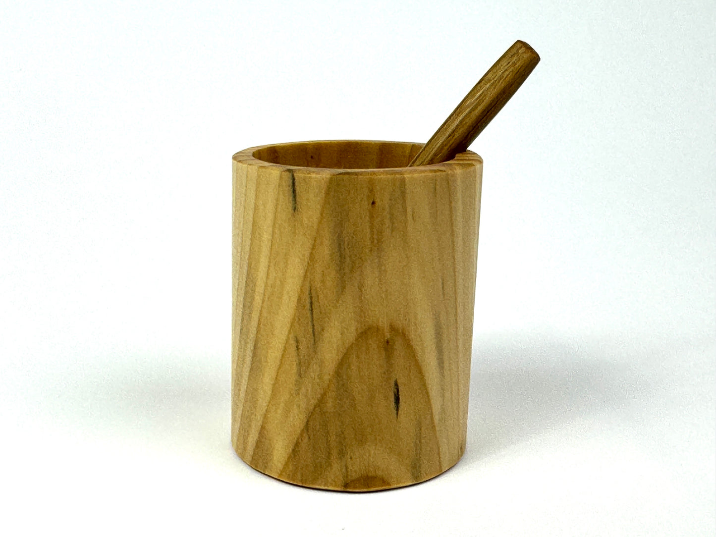 Salt Cellar & Spoon Gift Set Monkeypuzzle & Oak