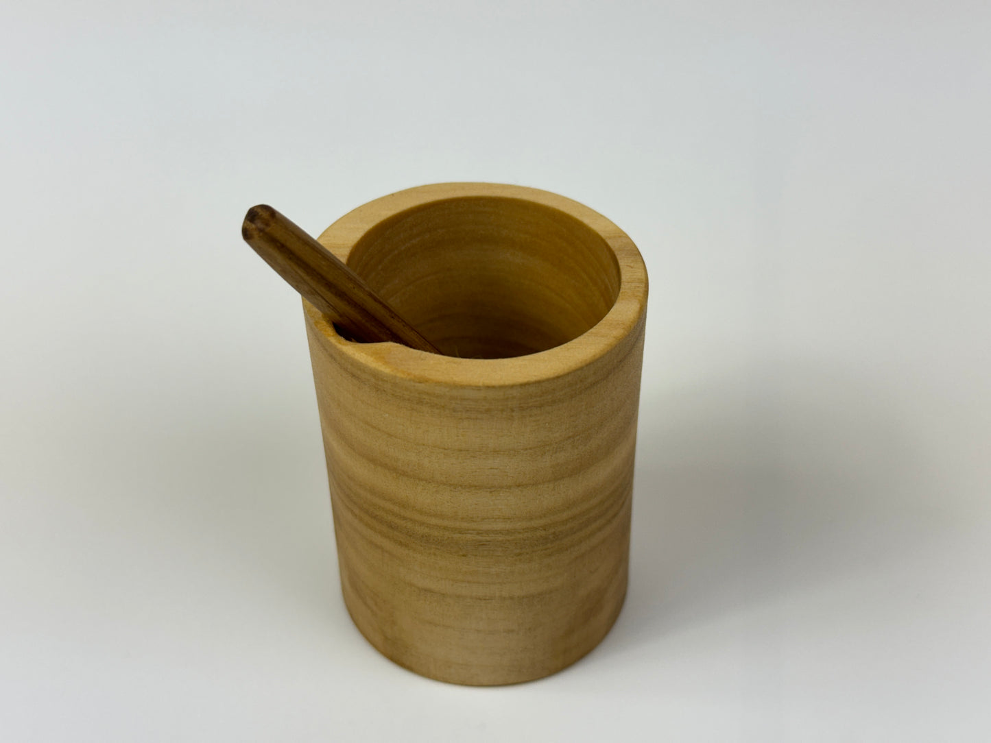 Salt Cellar & Spoon Gift Set Aspen & Oak