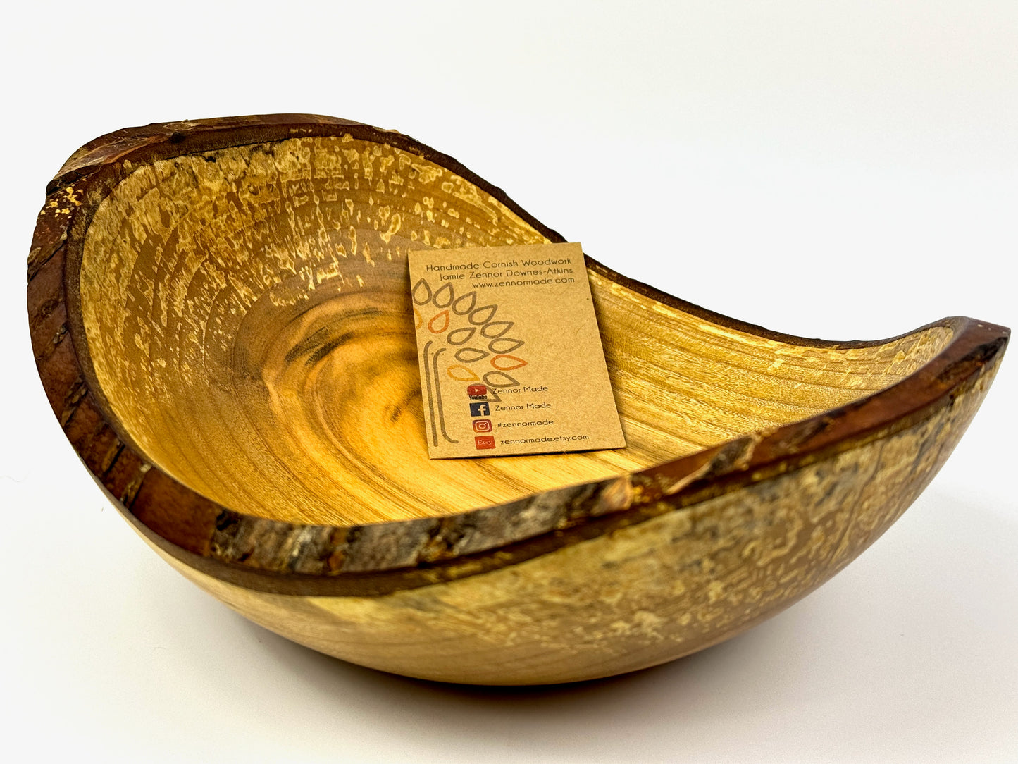 Stithians Cherry no 46 live edge bowl 24cm
