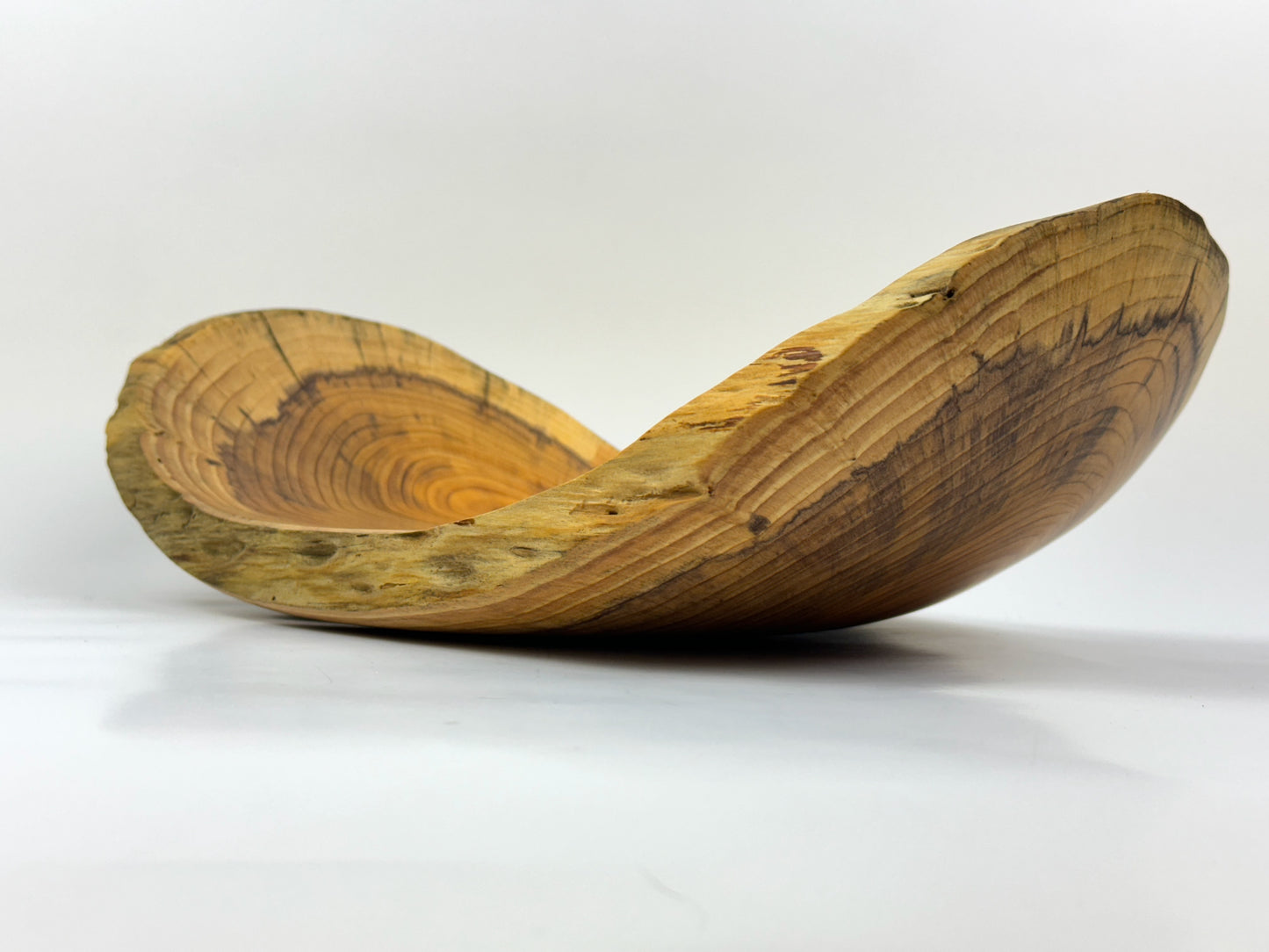 Cornish Yew no 21 Live Edge Bowl 39cm