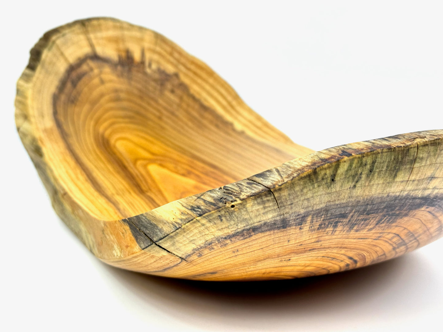 Cornish Yew no 21 Live Edge Bowl 39cm
