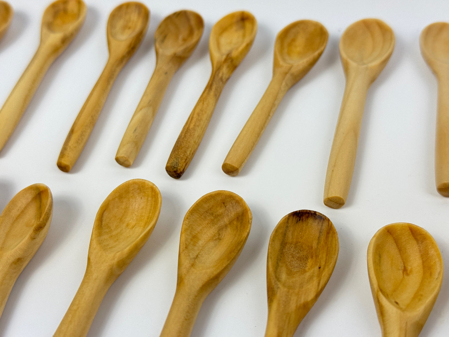 Monkeypuzzle Wood Salt Spoon 3"