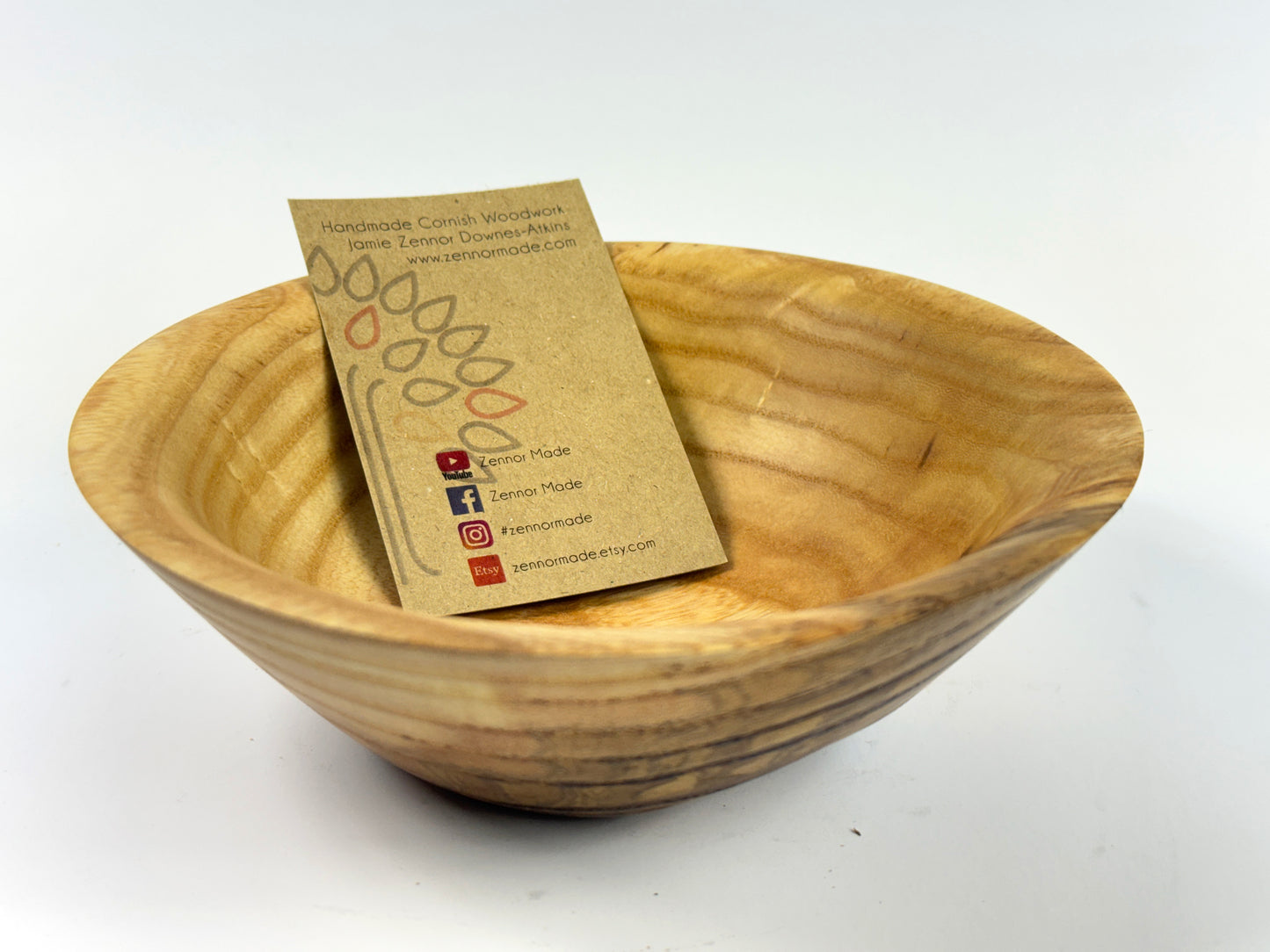 Grampound Cornish Ash Bowl no. 4 - 15cm
