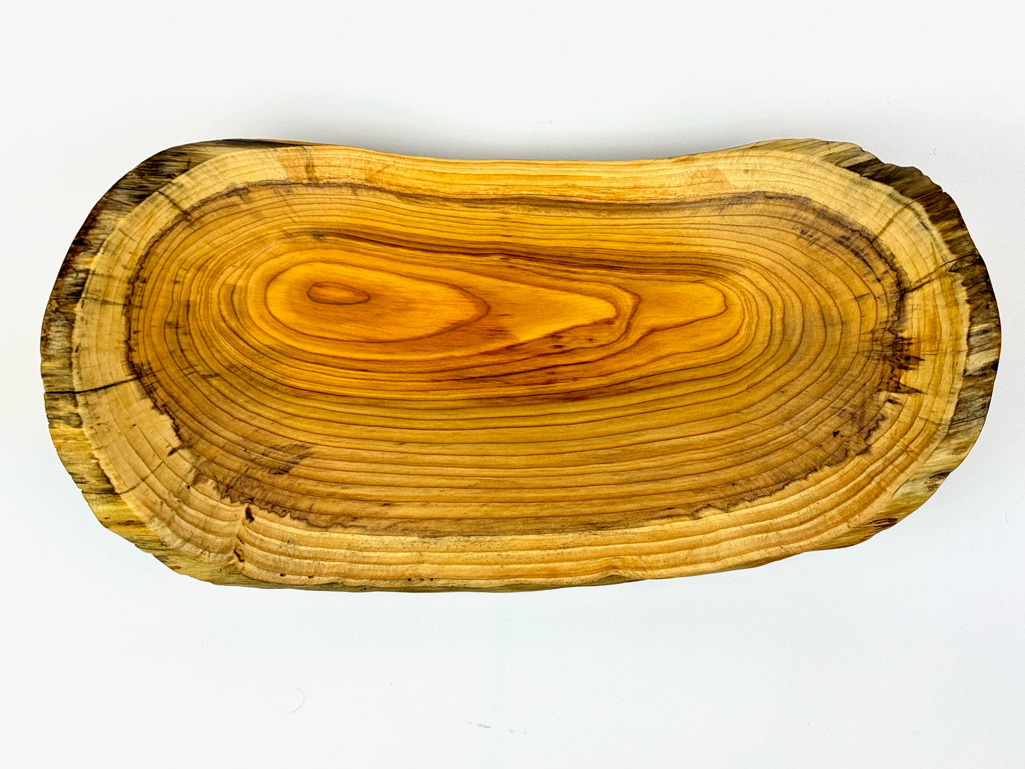 Cornish Yew no 21 Live Edge Bowl 39cm