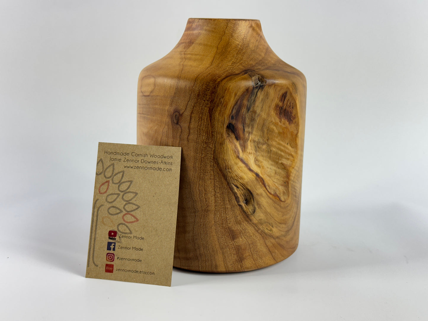 Perranuthnoe Macrocarpa Driftwood vase