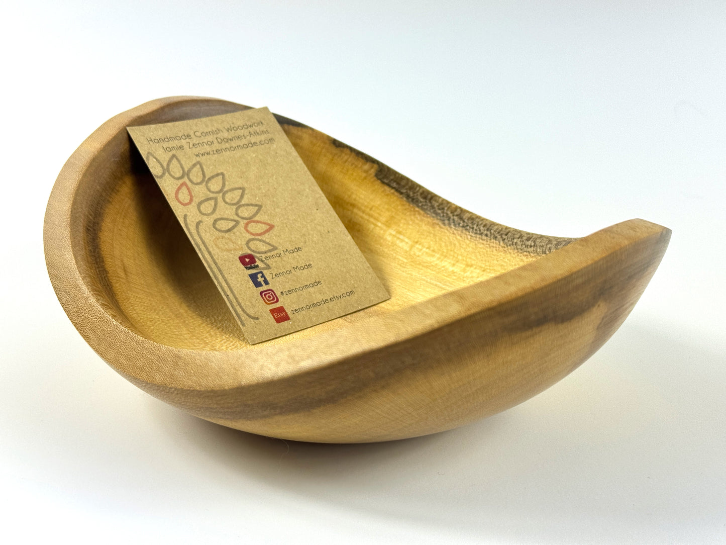 Cornish Sycamore no.12 bowl - 18cm