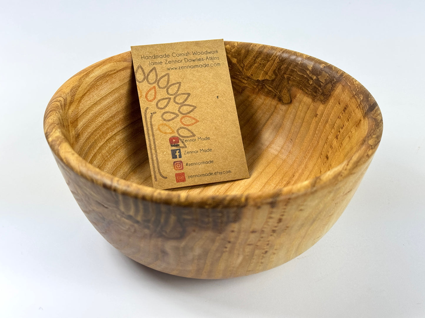 Grampound Cornish Ash Bowl no. 9 - 16cm