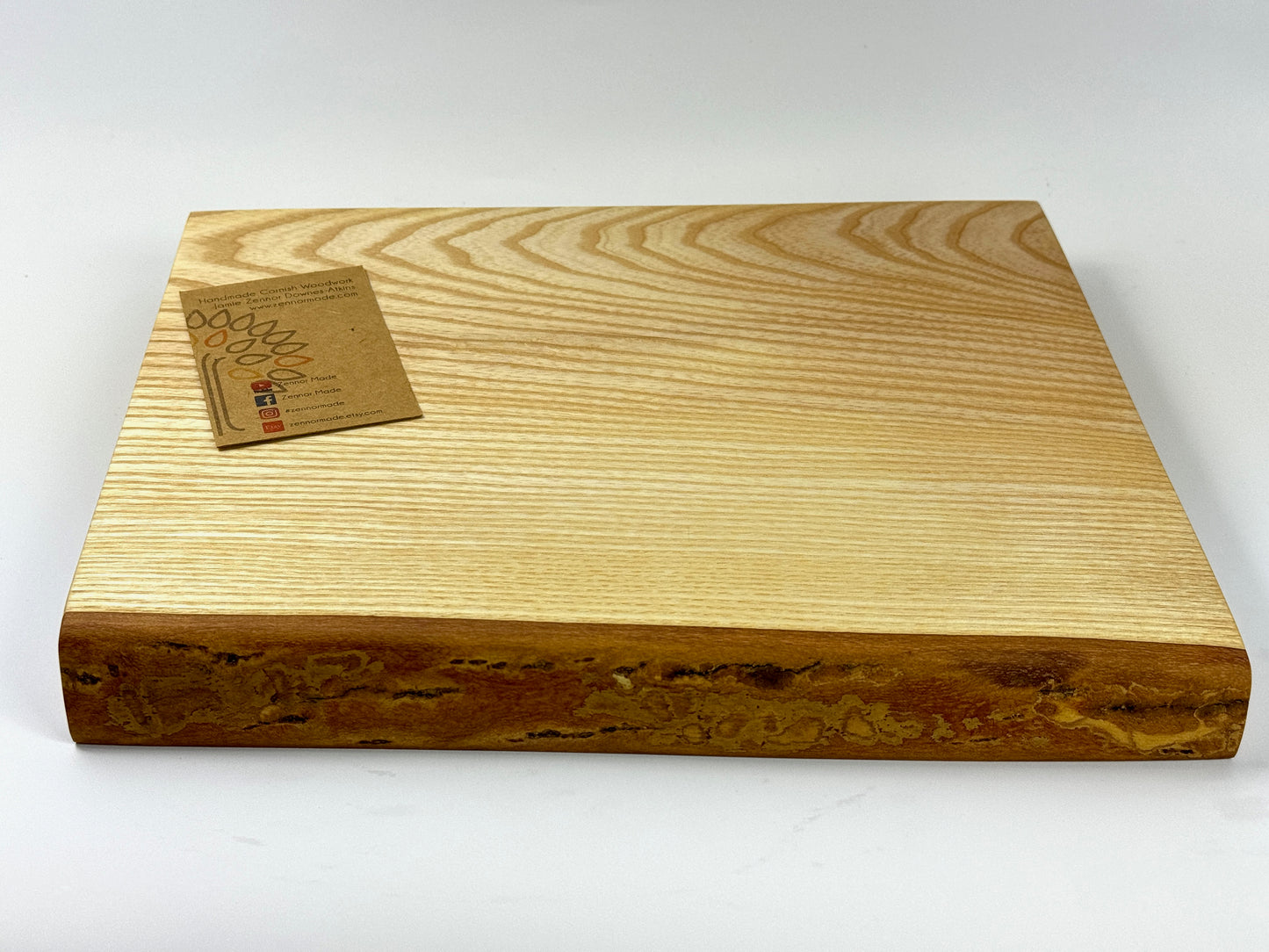 Cornish Ash 28 x 23cm cutting board