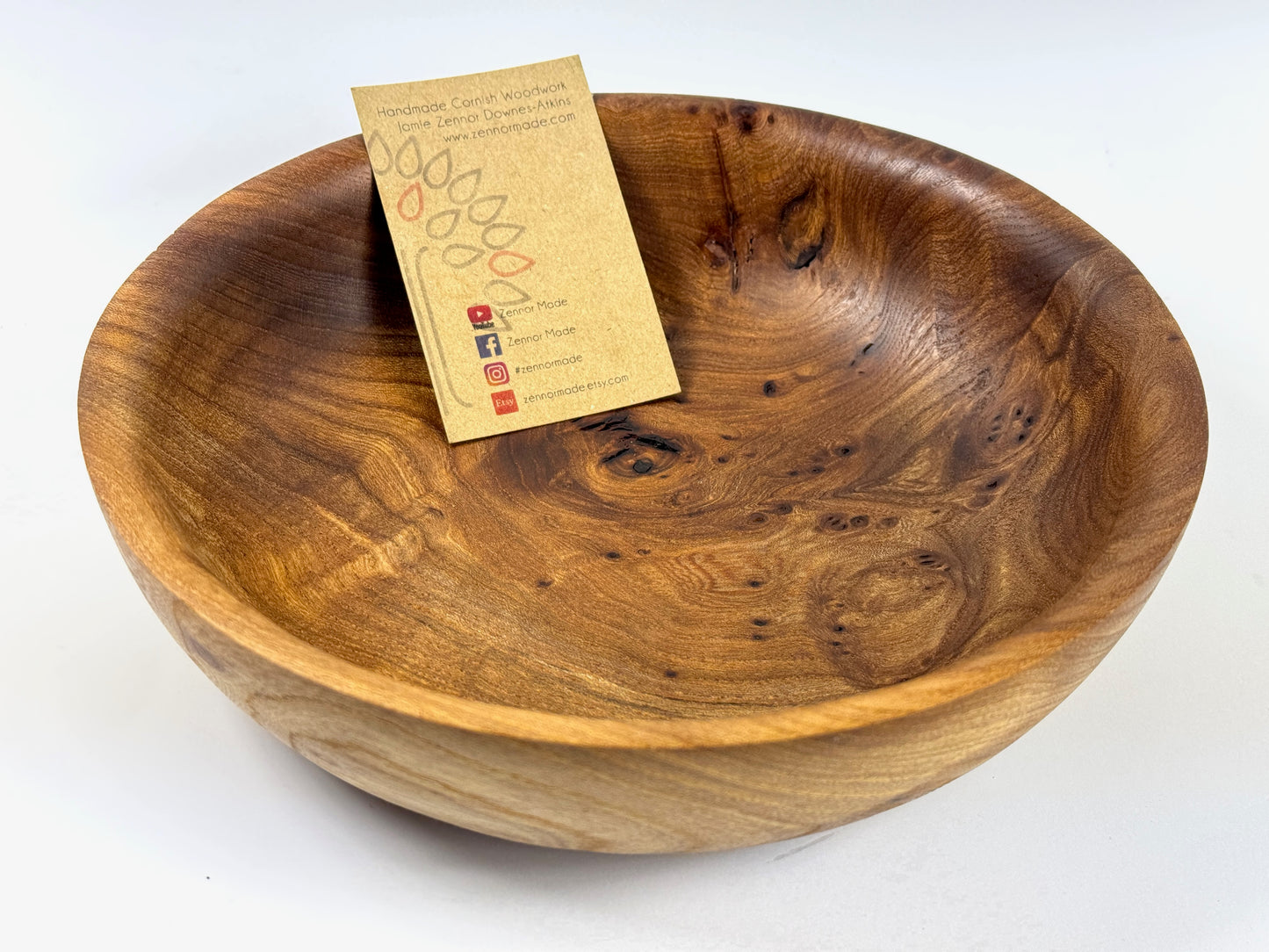 Cornish Elm no. 5 Bowl - 21cm