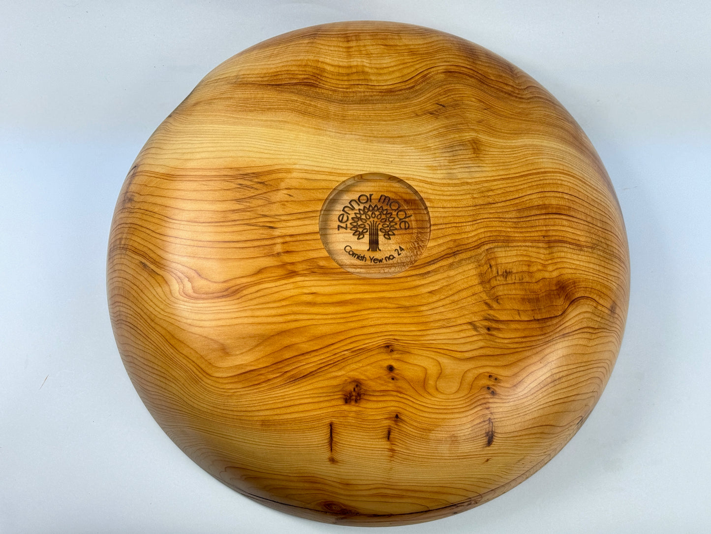 Cornish Yew bowl 32 cm
