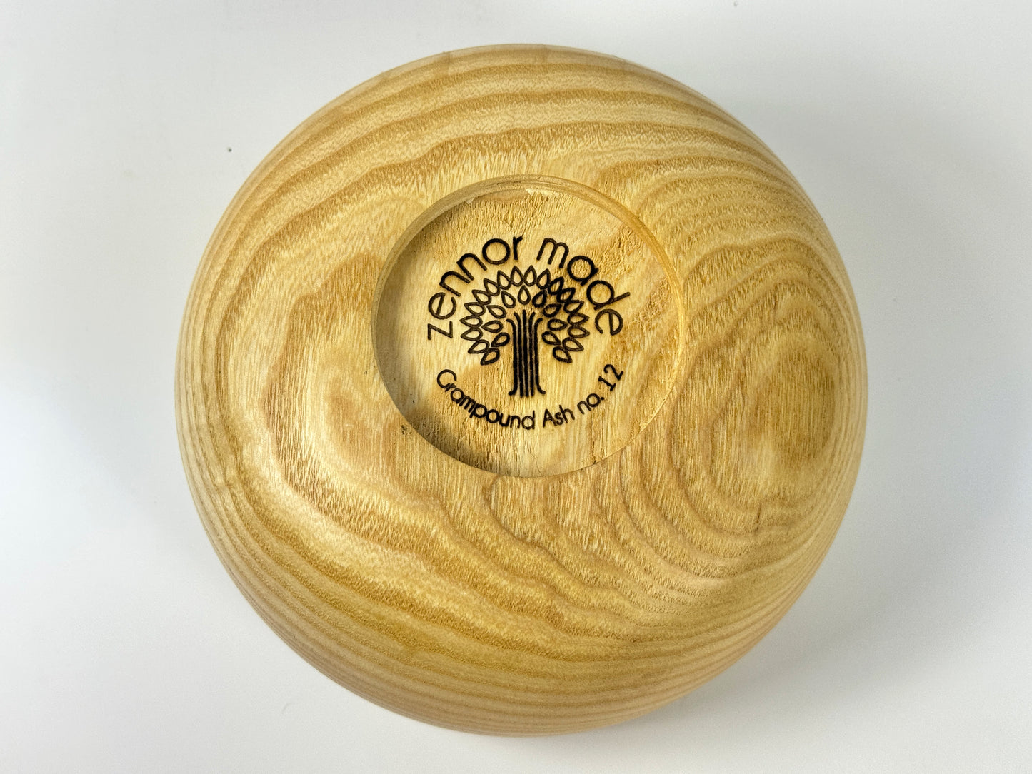 Grampound Cornish Ash Bowl no. 12 - 15cm