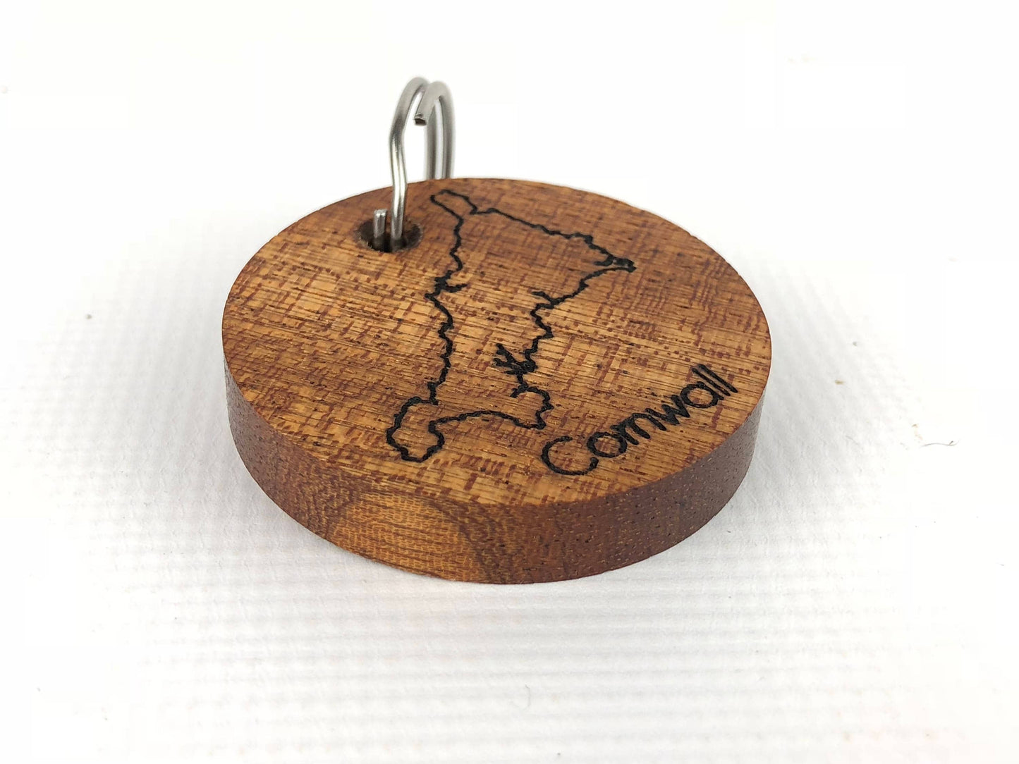 Cornwall Map Keyring