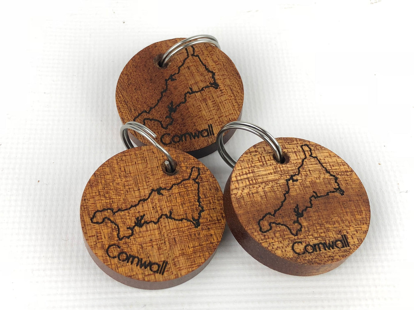 Cornwall Map Keyring