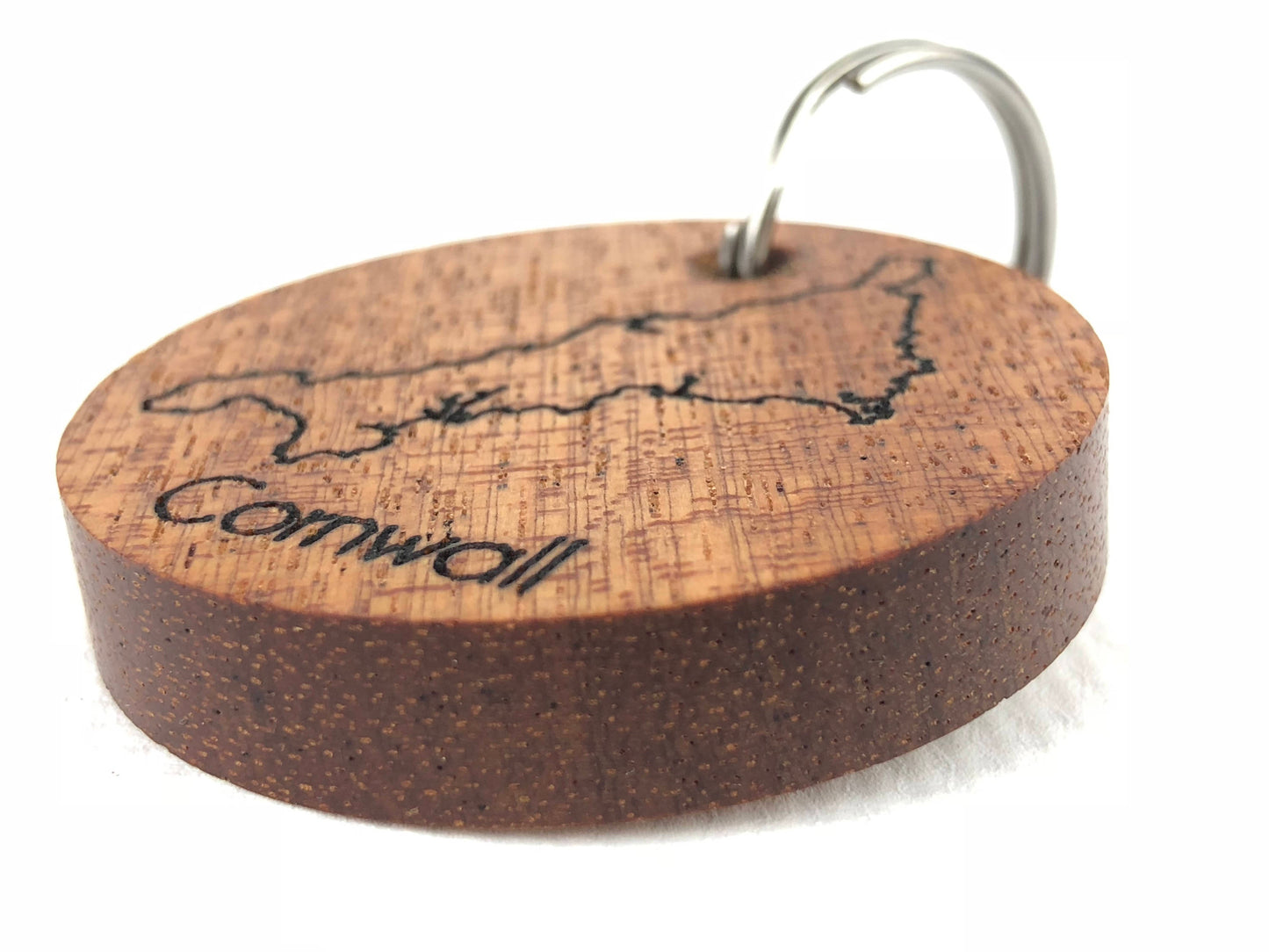 Cornwall Map Keyring