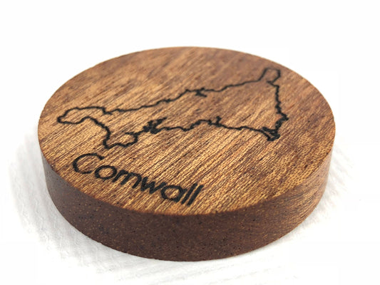 Cornwall Map Fridge Magnet