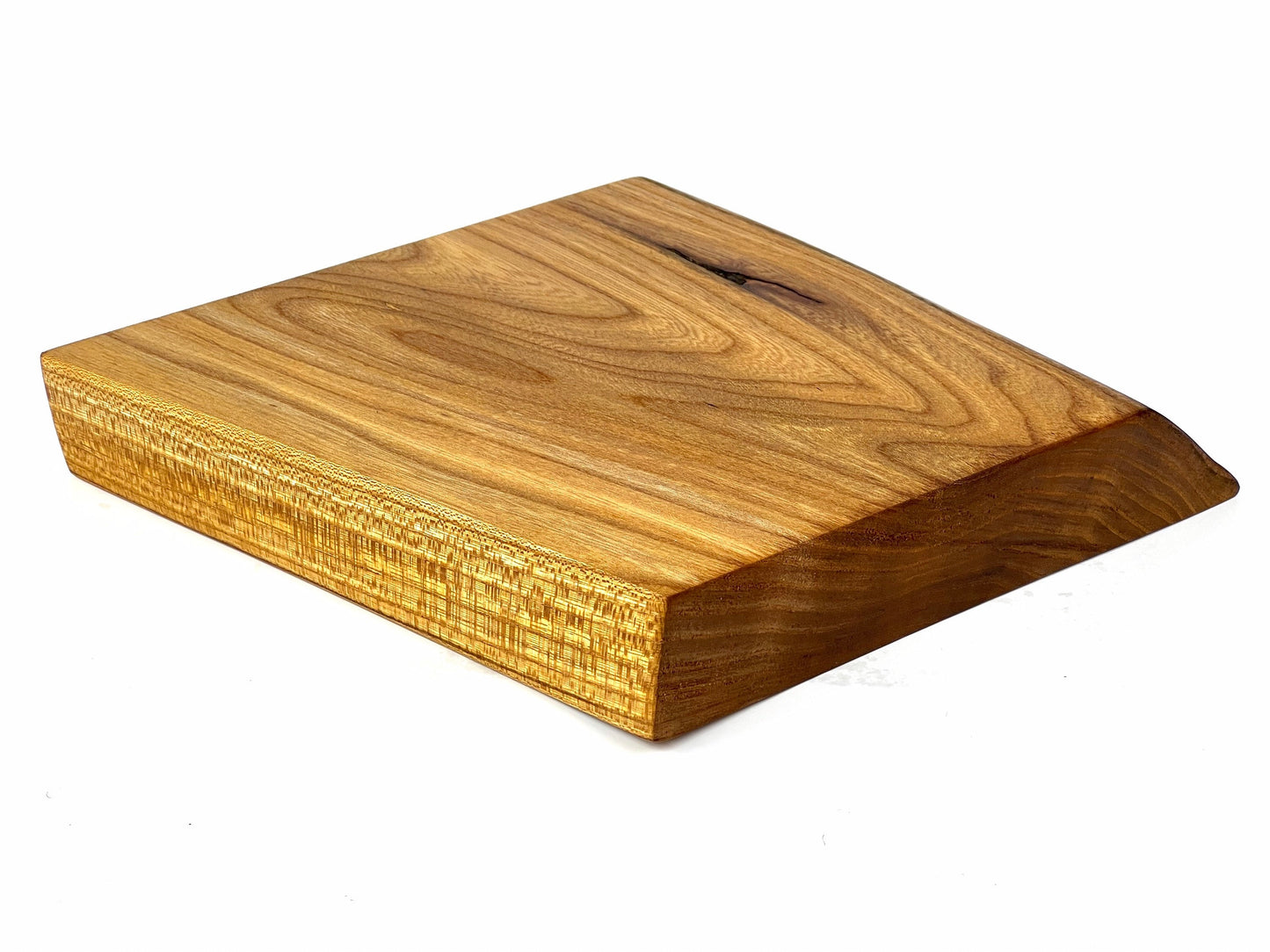 Cornish Elm Live Edge Chopping Board 24 x 21cm