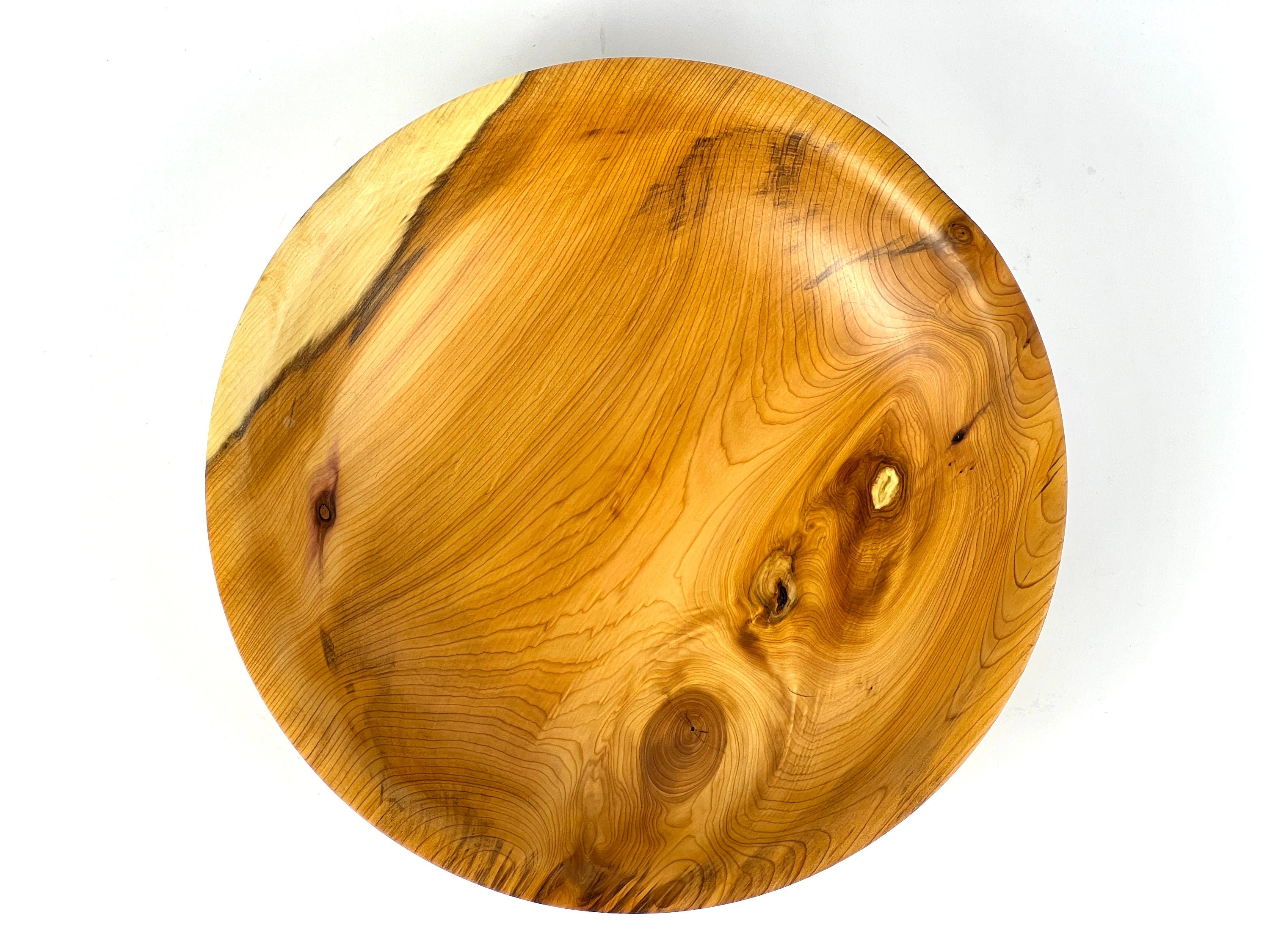 English good Yew Wood Offering Bowl