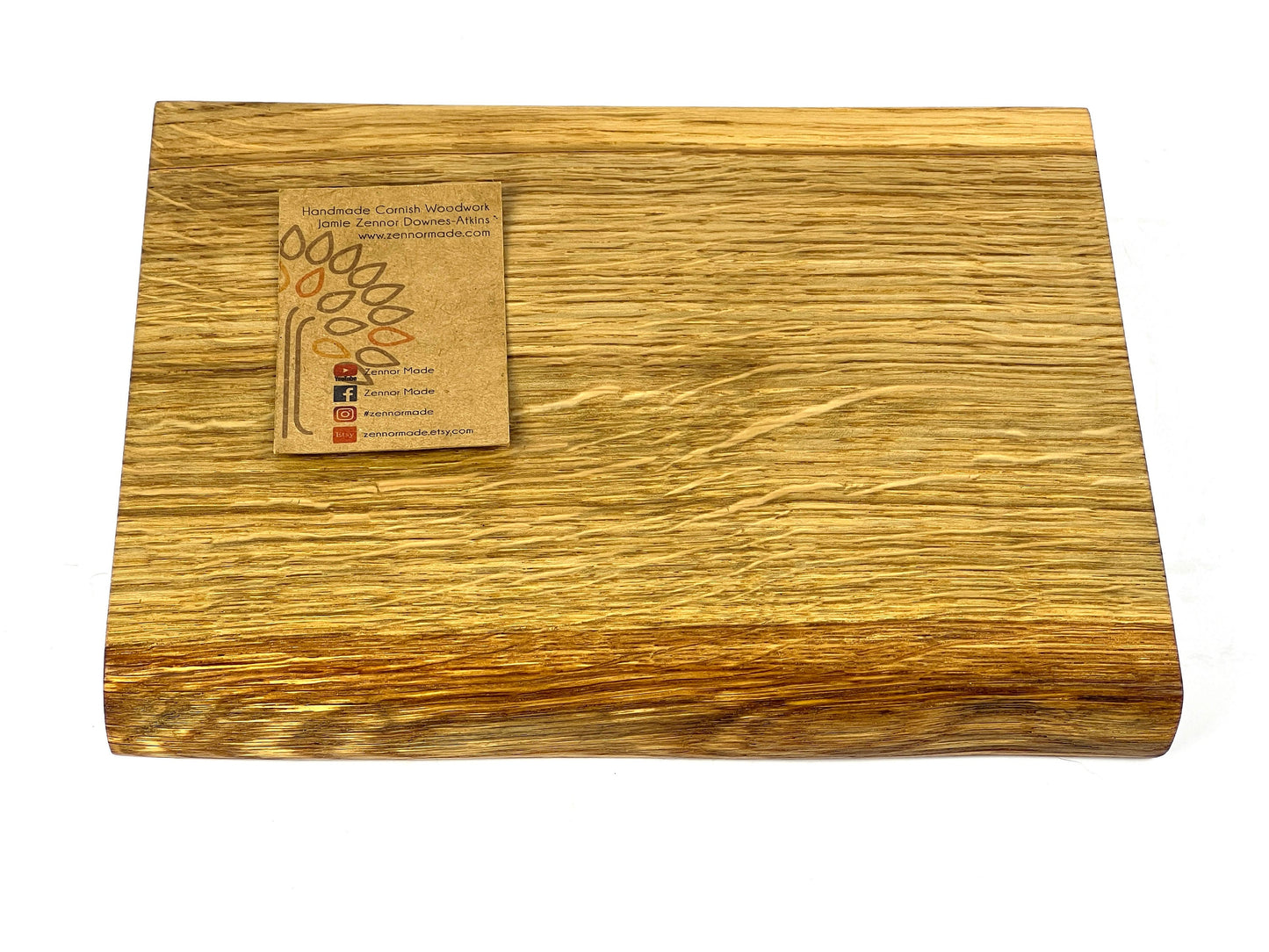 Cornish Oak Chopping Board  23 x 19 cm
